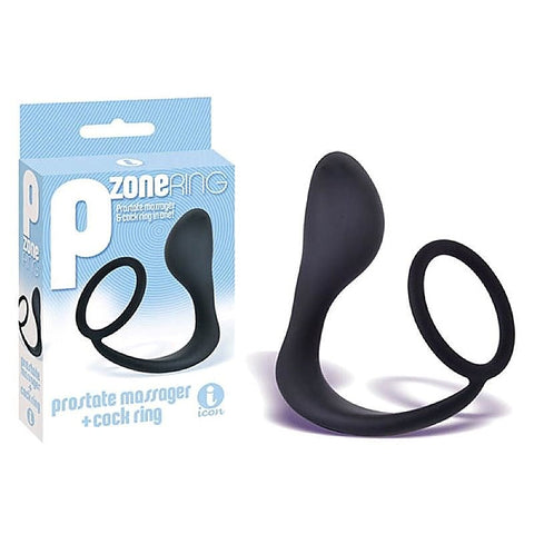 The 9's P-Zone Prostate Massager and Cock Ring Set