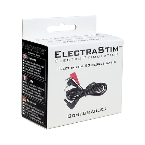 Replacement Cable with 90 Degree Plugs by Electrastim
