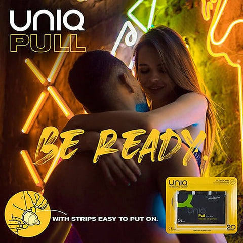 Uniq Pull Non Latex Condoms 3 Pack by Glyde Healthcare