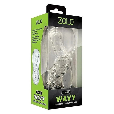 Zolo Gripz Wavy Squeezable Stroker by Xgen Products