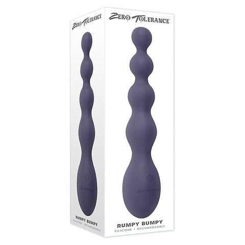 Zero Tolerance Rumpy Bumpy Vibrating Anal Bead by Evolved