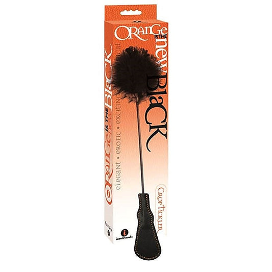 The 9's Orange BDSM Riding Crop by Icon Brands
