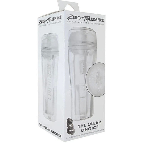THE CLEAR CHOICE Clear Vagina Stroker by Evolved