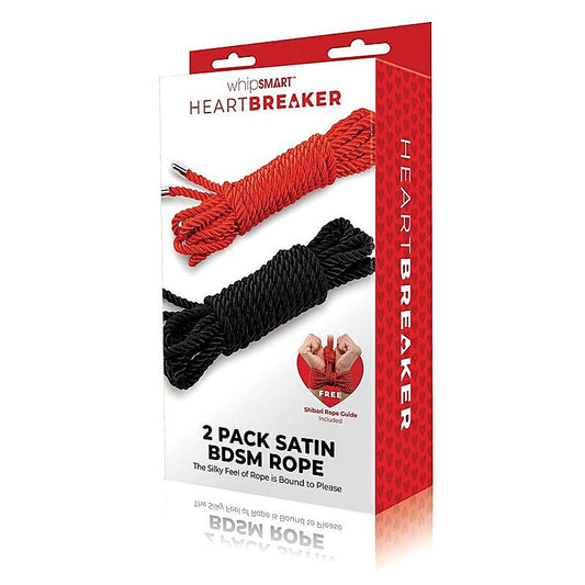 WhipSmart Heartbreaker Satin BDSM Ropes by Xgen Products