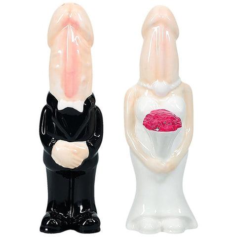 S LINE The Dickheads Novelty Salt and Pepper Shakers
