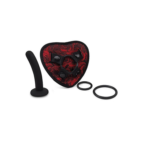 Secret Kisses ROSEGASM Heart Shaped Strap On Harness