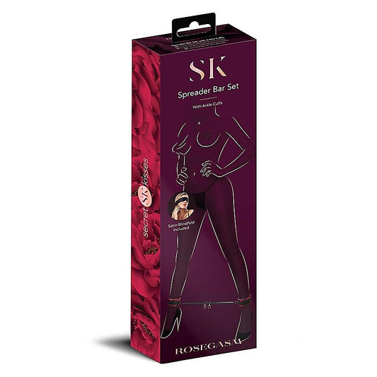 Secret Kisses Rosegasm BDSM Play Spreader Bar Set