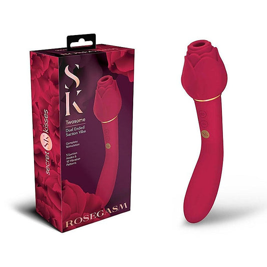 ROSEGASM TWOSOME Air Pulsation Stimulator & Vibrator