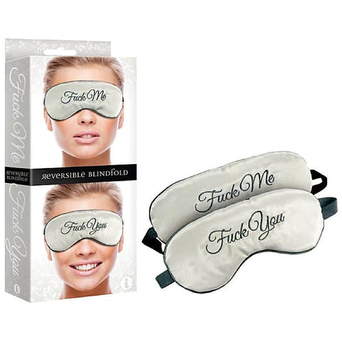 The 9's Reversible Fuck Me/Fuck You Blindfold by Icon Brands