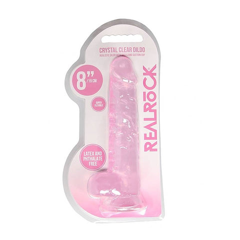 REALROCK 20.3 cm Realistic Dildo With Balls by Shots Toys