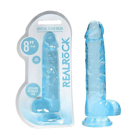 REALROCK 20.3 cm Realistic Dildo With Balls by Shots Toys