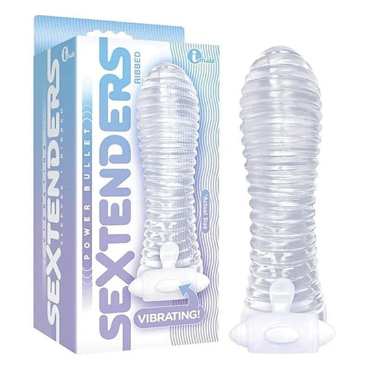 The 9's Vibrating Sextenders - Ribbed by Icon Brands
