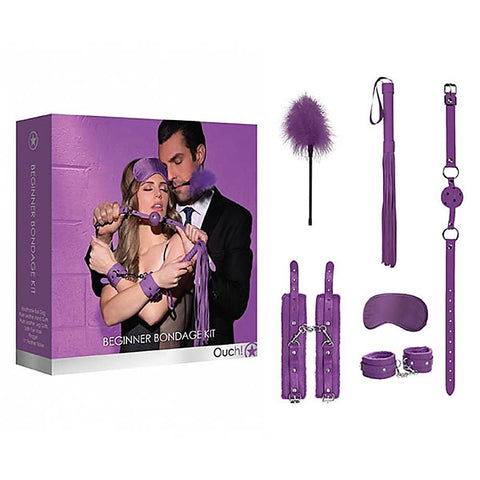 Ouch! 5 Piece Beginners Bondage Kit by Shots Toys