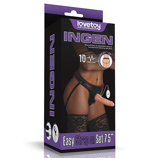 Ingen Vibrating Easy Strap-On Set by Lovetoy