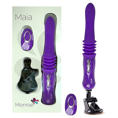 Maia Monroe USB Rechargeable Thrusting Vibrator by Maia Toys