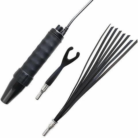 KinkLab Obsidian Neon Wand 3 Piece E Stimulation Intensity