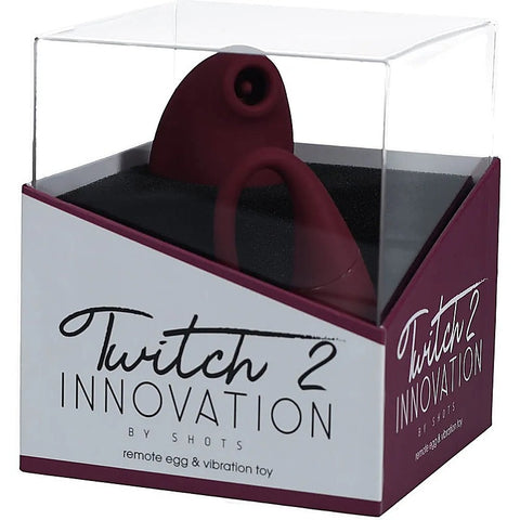 Twitch 2 USB Rechargeable Suction Vibrator by Shots Toys