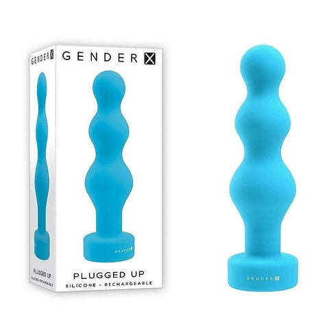 Plugged Up Vibrating Butt Plug by Gender X