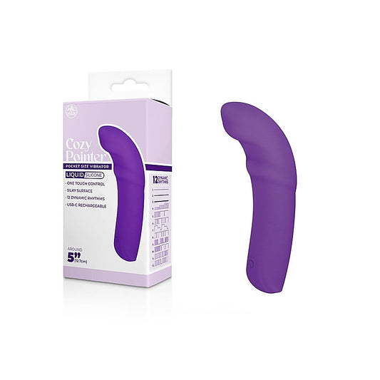 Cozy Pointer Curved Mini Vibrator by NANMA