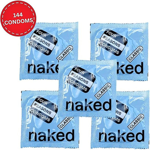Naked Classic Bulk 144 Condoms by Four Seasons