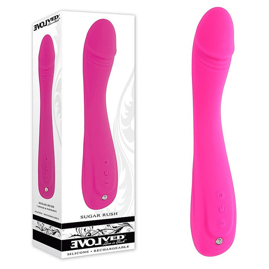 Sugar Rush USB Rechargeable G Spot Vibrator by Evolved