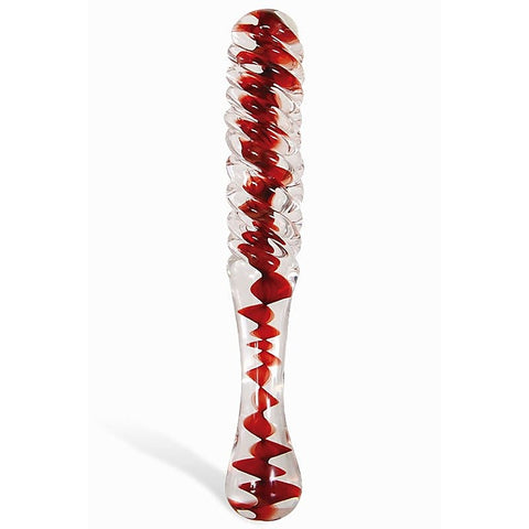 Sweetheart Swirl Glass Dildo by Adam & Eve Sextoys