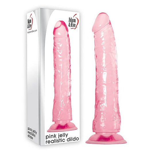 Pink Jelly Realistic Dildo 21cm by Adam & Eve Sextoys