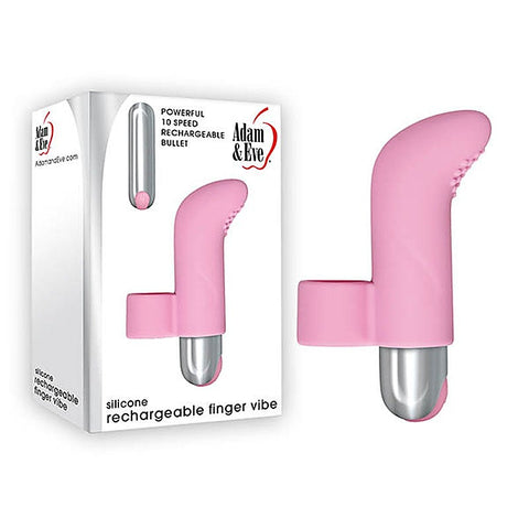 Silicone USB Rechargeable Finger Vibrator by Adam & Eve