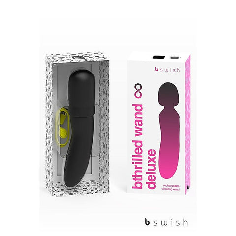 Bthrilled Noir USB Rechargeable Body Wand Massager
