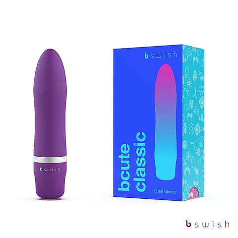Bcute Classic Vibrating Bullet Purple by B Swish