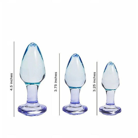 Maia BUTTIES Clear Butt Plugs Set of 3 Sizes by Maia Toys