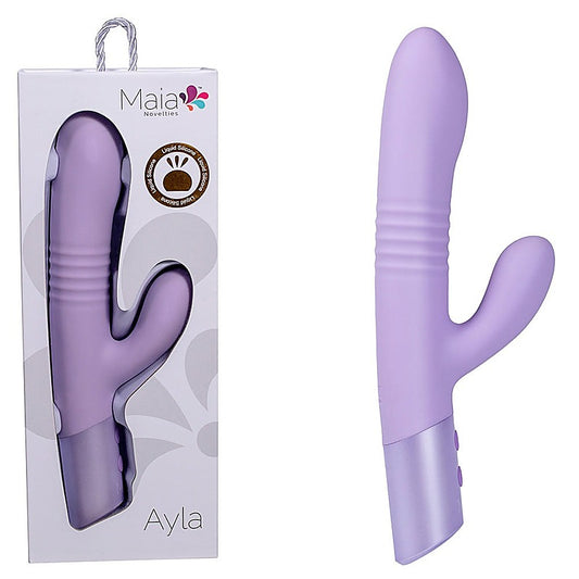 AYLA Thrusting Rabbit Vibrator by Maia Toys