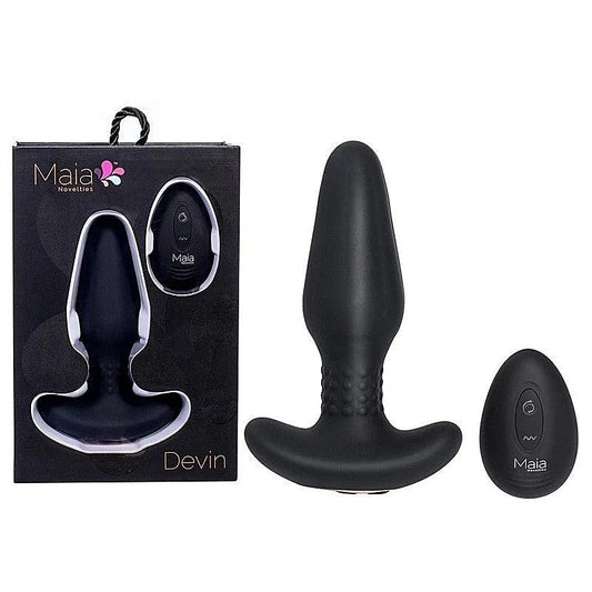 Maia DEVIN USB Rechargeable Vibrating Butt Plug by Maia Toys