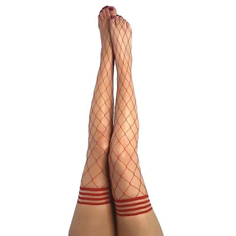 CLAUDIA Large Diamond Red Fishnet by Kixies