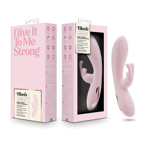 Morgan USB Rechargeable Rabbit Vibrator by Blush Novelties