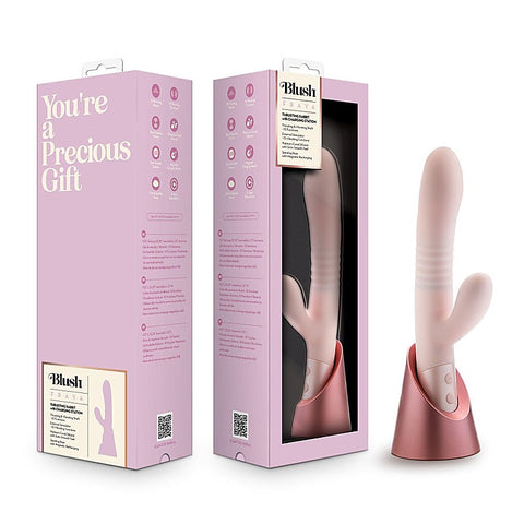Fraya USB Rechargeable Thrusting Rabbit by Blush Novelties