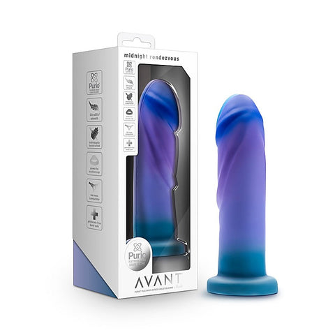 Avant Midnight Rendezvous Realistic Dildo by Blush Novelties