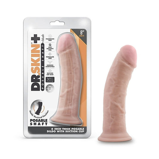 Dr Skin Plus Thick Posable Dildo by Blush Novelties