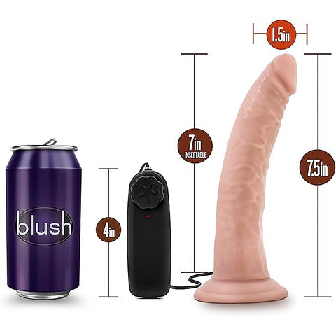 Dr Skin Dr Dave Vibrating Dildo by Blush Novelties