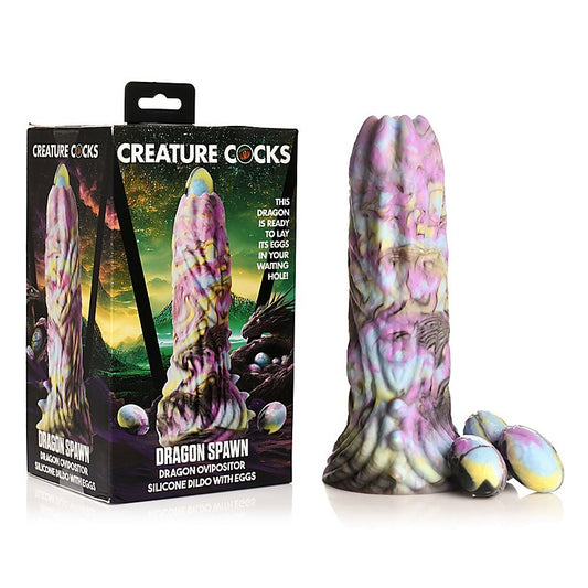 Dragon Spawn Multi Coloured Fantasy Dildo by XR Brands