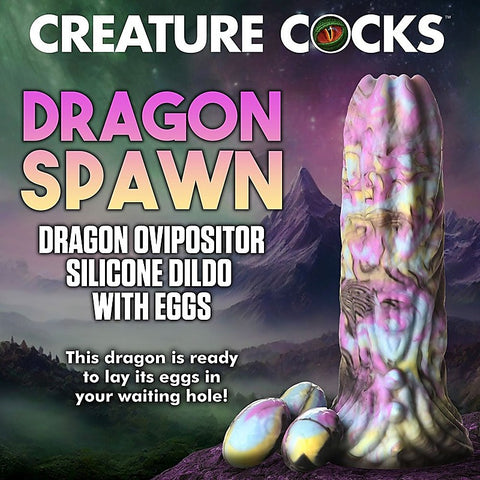 Dragon Spawn Multi Coloured Fantasy Dildo by XR Brands