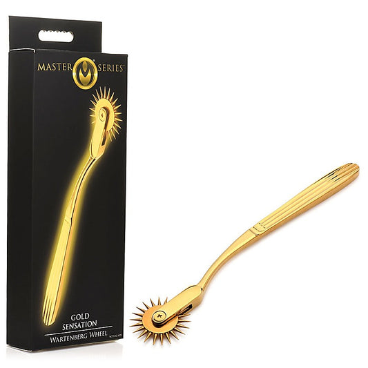 Master Series Gold Sensation Wartenberg Wheel by XR Brands