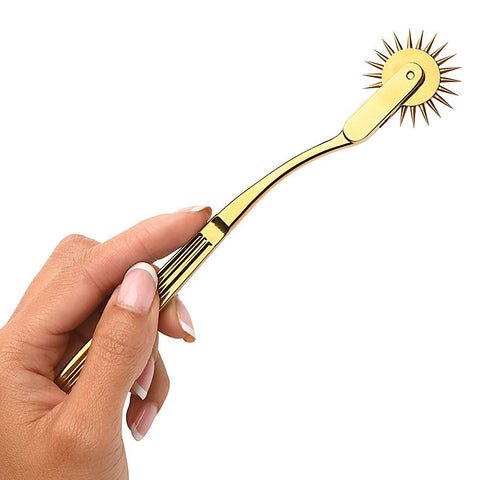 Master Series Gold Sensation Wartenberg Wheel by XR Brands