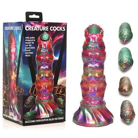 Creature Cocks Larva Silicone Dildo by XR Brands