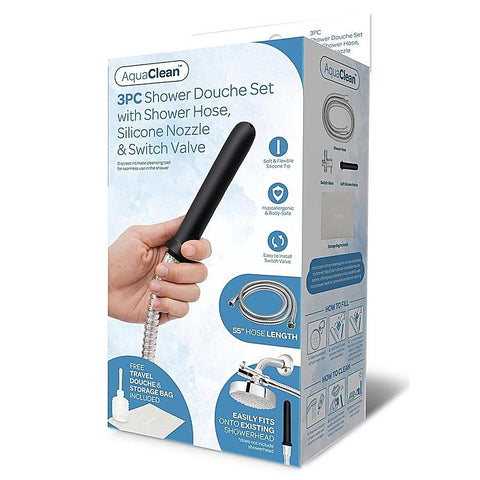 AquaClean 3 Piece Shower Douche Set by Xgen Products