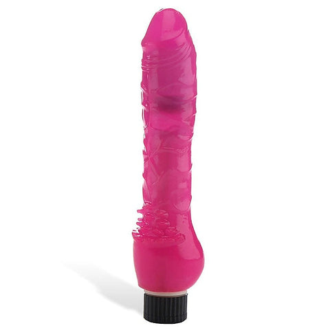 Eve's Slim Pink Pleaser Vibrating Dildo by Adam & Eve