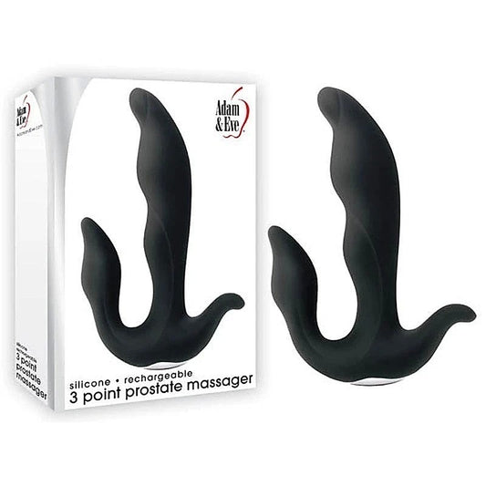 3 Point Vibrating Prostate Massager by Adam & Eve
