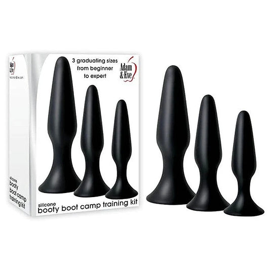 Silicone Booty Boot Camp 3 Size Anal Training Kit