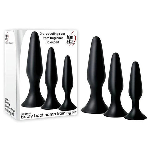 Silicone Booty Boot Camp 3 Size Anal Training Kit