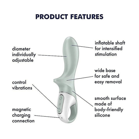 Air Pump Booty 3 Rechargeable Inflatable Anal Vibrator